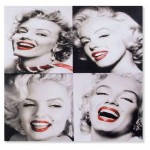 Marilyn Monroe Quadriptych 60 x 60 cm