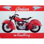 Indian The Roadking Collection metal plate Deco