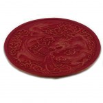 Tetsubin dark red Teapot sheet below 14 cm