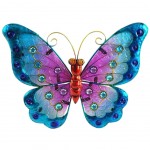 Butterfly wall decoration 21 x 25 cm - Blue model