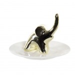 Elephant Gold jewelry stand and white cup