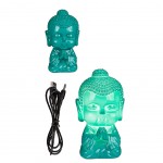 Lamp 8 LED USB Buddha 13 cm - Green