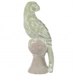 Parrot figurine in pottery 26 cm