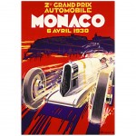 Monaco 1930 Vintage Poster