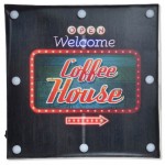 Coffee House frame with led