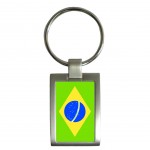 Brasilian metal mat Keychain Cbkreation