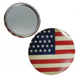 USA Flag compact mirror
