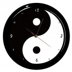 Yin et yang clock by Cbkreation