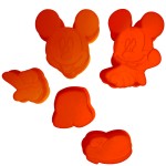 Mickey 5 Small flexible molds RED MODEL