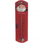 Cappuccino Retro Deco Thermometer
