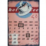 Hot Coffee rétro Perpetual calendar