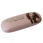 Retro Pink Eyeglass Case