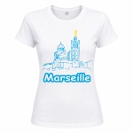 Women's White Marseille T-Shirt Size S � CBKr�ation