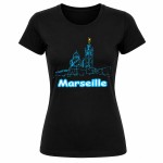 Women's Black Marseille T-Shirt Size XL � CBKr�ation