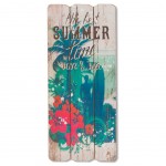 Summer wooden wall decoration to hang