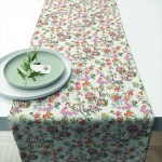 Oriental cotton table runner 40 x 150 cm