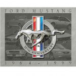 Mustang 35 Th Anniversary metal plate Deco 40.5 x 21.5 cm