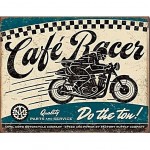 Cafe Racer metal plate Deco 40.5 x 21.5 cm