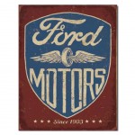 Ford Motors Since 1903 metal plate Deco 40.5 x 21.5 cm