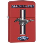 Zippo Ford Mustang lighter red