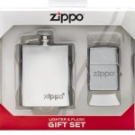 Zippo set Lighter and steel flask