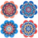 Set of 4 Mandala coasters