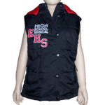 High school musical sleeveless padded jacket