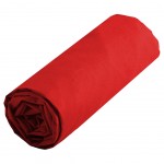 Fitted sheet 160 x 200 cm - Color Red