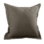 Pillow case 65 x 65 cm - Light brown color