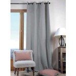 Eyelets Screen Curtain - Grey