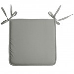 Grey Polyester Chair Cushion