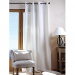 Beige Eyelet Curtain 135 x 240 cm