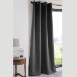 Blackout curtain with eyelets