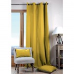 Yellow Color Eyelet Curtain 135 x 240 cm