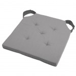 Reversible chair cushion 38 x 38 cm - Gray