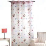 Lily Ladybird Lace curtain