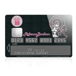Rebecca Bonbon credit card sticker