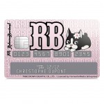 Rebecca Bonbon credit card sticker