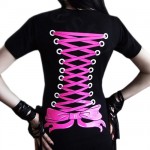 Corset black T-shirt