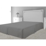Microfibre bed base cover 140 x 190 cm - Grey