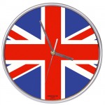 London Union Jack clock