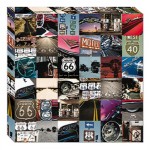 US Route 66 Canvas frame