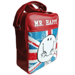 Mister Men Happy London red vertical shoulder bag