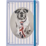 British dog Elasticated notebook