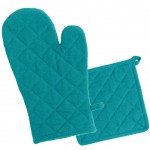 Yuco Quilted Glove and Potholder - Jade