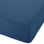 Fitted sheet in cotton percale 80 threads 90 x 190 x 30 cm
