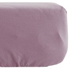 Fitted sheet in cotton percale 80 threads 90 x 190 x 35 cm
