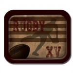 Small Rugby melamine tray