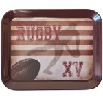 Small Rugby melamine tray