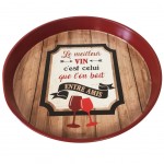 The best wine metal tray